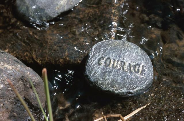Courage stone
